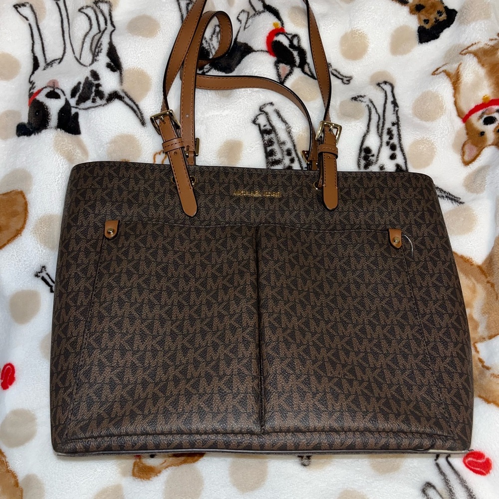 Michael Kors brown shoulder bag
